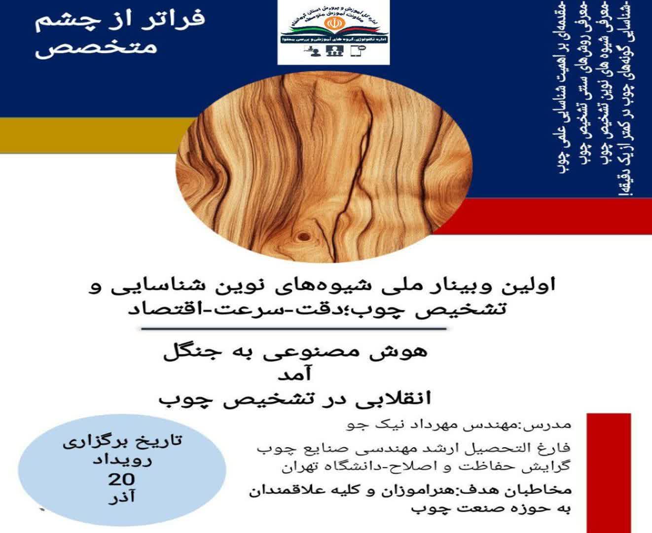 شیوه های نوین شناسایی و تشخیص چوب